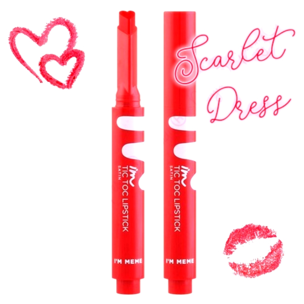 💋 I'm Meme Tic Toc Satin Lipstick 💋